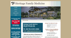 Desktop Screenshot of heritagefamilymedicine.com